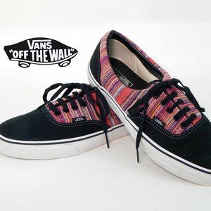 Vans Authentic Mens Size 10 Sneakers Striped